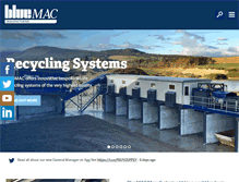 Tablet Screenshot of bluemacmanufacturing.com